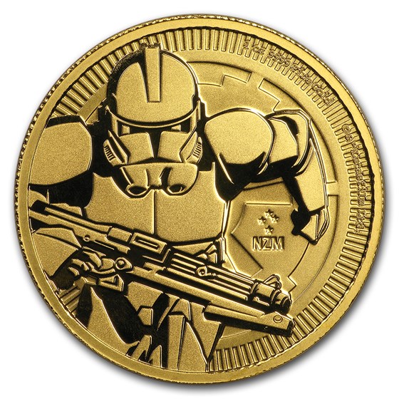 2019 Niue 1 oz Gold $250 Star Wars: Clone Trooper BU 2019 Niue 1 oz Gold $250 Star Wars: Clone Trooper BU